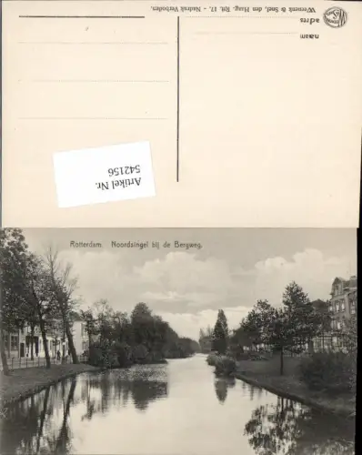 542156,Netherlands Rotterdam Noordsingel Bergweg