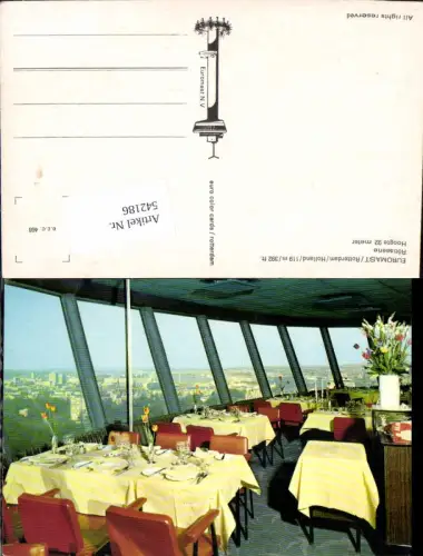 542186,Netherlands Rotterdam Euromast Restaurant