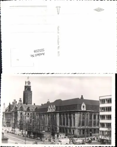 555259,Foto-AK Rotterdam Postamt Postkantoor