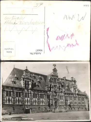 90687,Middelburg Militair Hospitaal Frontansicht