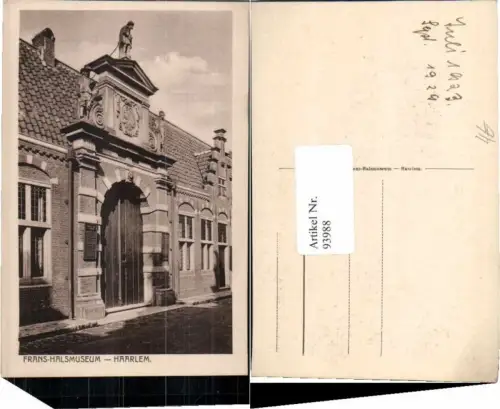 93988,Haarlem Franz Hals Museum Halsmuseum