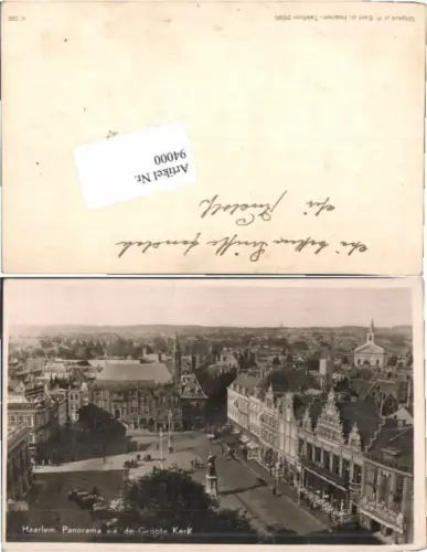 94000,Haarlem Panorama Groote Park 1930