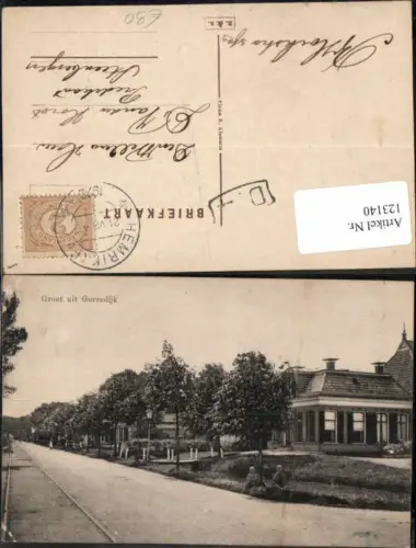 123140,Groet uit Gorredijk Opsterland Strassenansicht Friesland