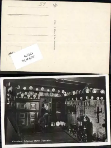 124376,Volendam Interieur Hotel Spaander Edam Nordholland