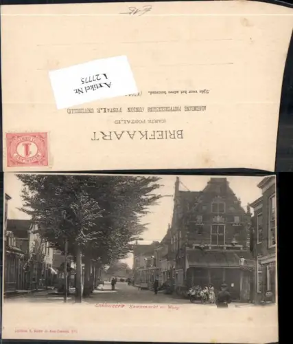 127775,Enkhuizen Haasmarkt en Waag Nordholland West Friesland