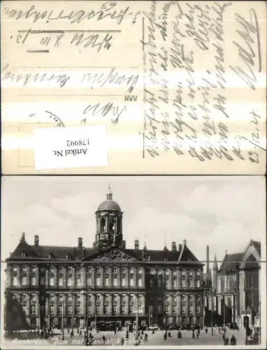 178992,Niederlande Amsterdam Dam met Koninklijk Paleis Foto Ak