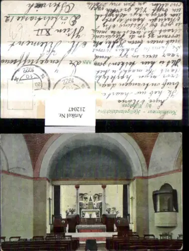 212047,Kerkinterieru Heiligelandstichtina bij Nijmegen Kirche Innenansicht