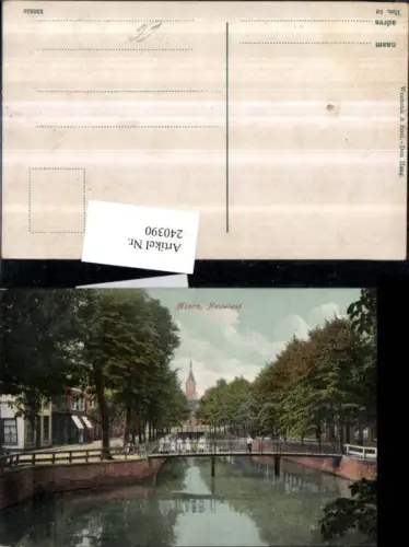 240390,Hoorn Nieuwland Brücke Partie