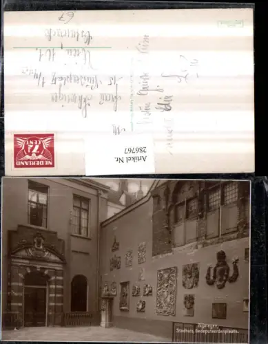 286767,Nijmegen Stadhuis Gedeputeerdenplaats Rathaus