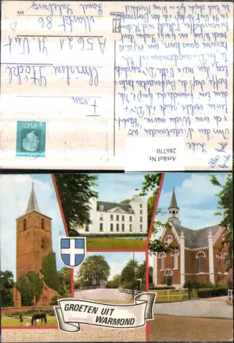 286770,Warmond Teylingen Kirche Turm Gebäude Mehrbildkarte