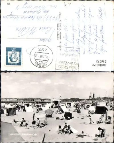 286773,Ijmuiden Strandoverzicht Strand Strandleben