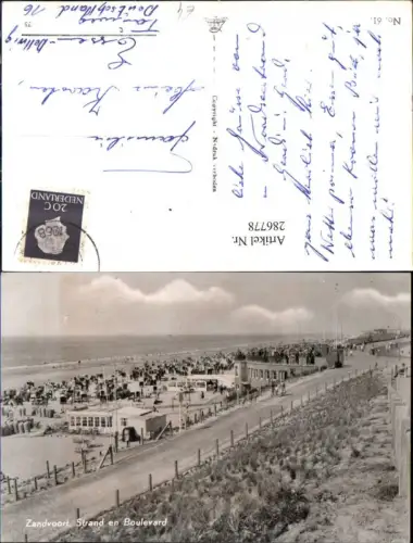 286778,Zandvoort Strand en Boulevard Strandleben Promenade
