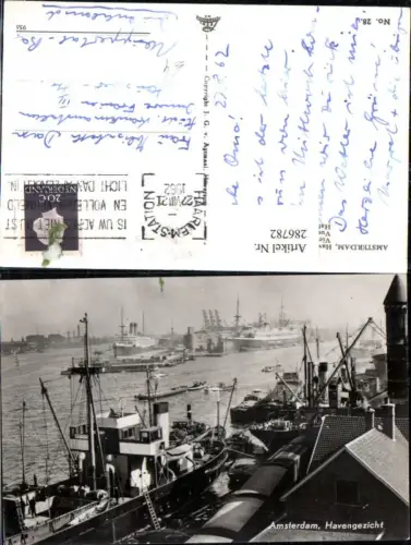 286782,Amsterdam Havengezicht Hafen Dampfer Schiffe