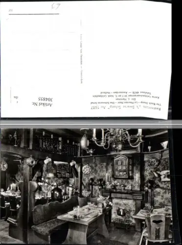 304855,Amsterdam Restaurant 't Swarte Schaep Das Schwarze Schaf Innenansicht