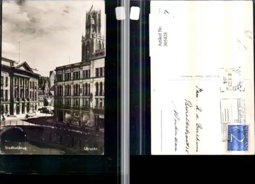 305428,Utrecht Stadhuisbrug Kirchenturm