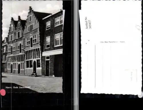 305437,Bergen Karel de Grotelaan met Ruine Kerk Kirche Straßenansicht