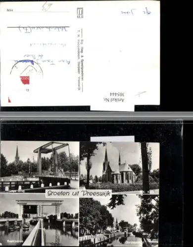 305444,Nieuwegein Vreeswijk Kerk Kirche Lage Brug Beatrixsluis Dorpsgezicht Mehrbildkarte