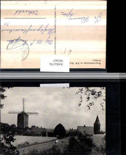 305467,Zeddam Berg-torenmolen en Kerk Kirche Windmühle Mühle