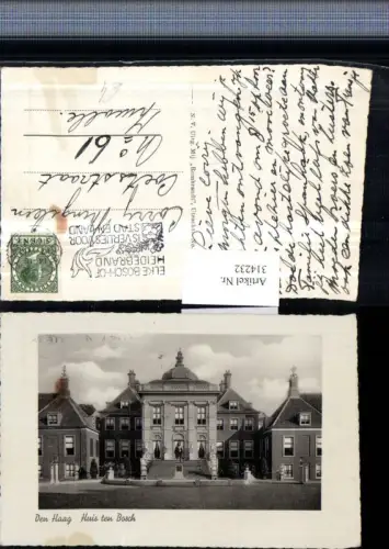 314232,Den Haag Huis ten Bosch Schloss Präge Passepartout