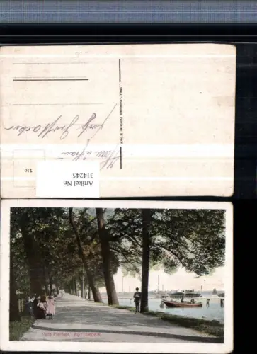 314245,Rotterdam Oude Plantage Promenade Dampfer Brücke