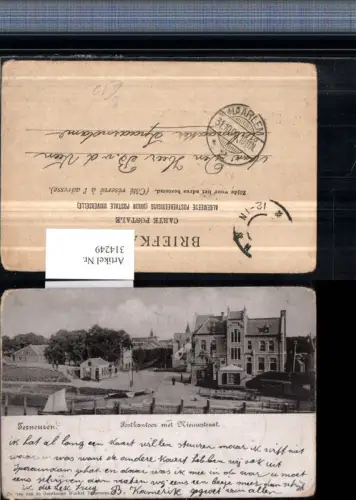 314249,Terneuzen Postkantoor met Nieuwstraat Postgebäude