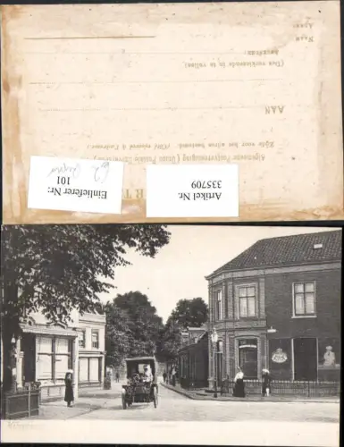 335709,Repro Hilversum Langestraat Straßenansicht Automobil