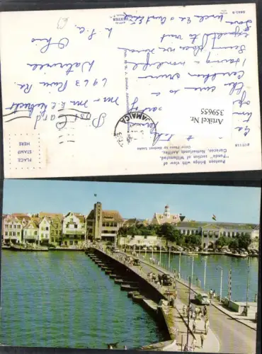 359655,Netherlands Curacao Pontoon Bridge with view of Punda Brücke