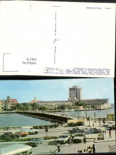 398179,Netherlands Antilles Curacao Queen Emma Pontoon Bridge Brücke