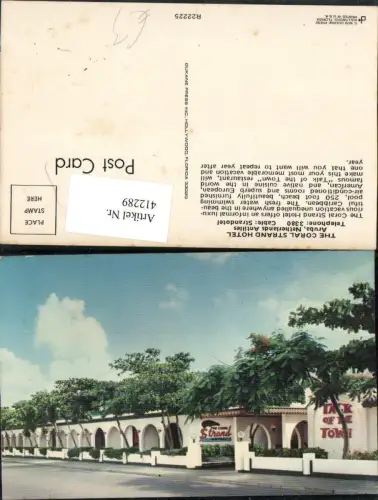 412289,Netherlands Antilles Aruba Coral Strand Hotel
