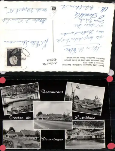 433825,Netherlands Deurningen Restaurant Luttikhuis Mehrbildkarte