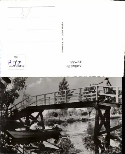 452586,Netherlands Mooi Nederland Fluss Ruderboot Brücke Fahrrad