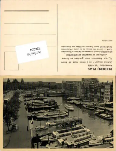 536204,Netherlands Amsterdam Reederij Plas Schiffe Reederei