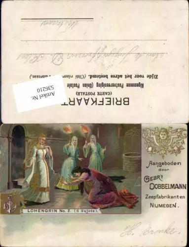 536210,Litho Reklame Nijmegen Lohengrin Geb. Dobbelmann