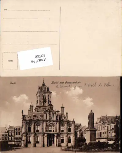 536231,Netherlands Delft Gemeindehaus