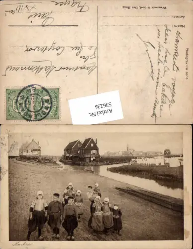 536236,Netherlands Marken Kinder Tracht Trachten typen