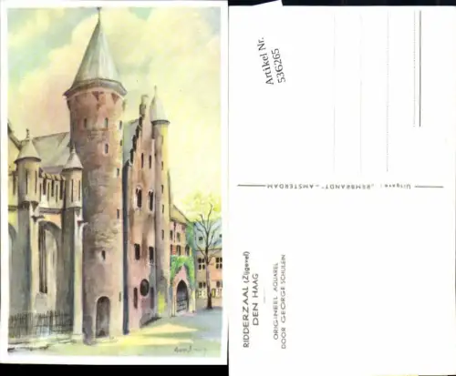 536265,Netherlands Den Haag Ridderzaal Rittersaal Zijgevel