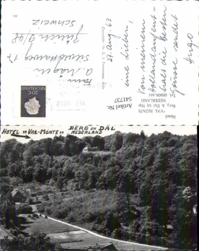 541737,Netherlands Berg en Dal b. Nijmegen Hotel Val Monte
