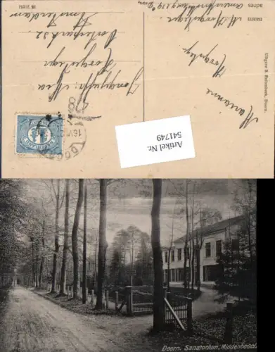 541749,Netherlands Doorn Sanatorium Middenbosch Utrecht Utrechtse Heuvelrug