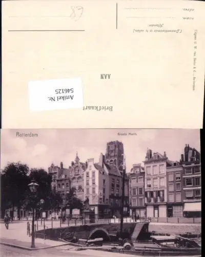 546125,Netherlands Rotterdam Groote Markt