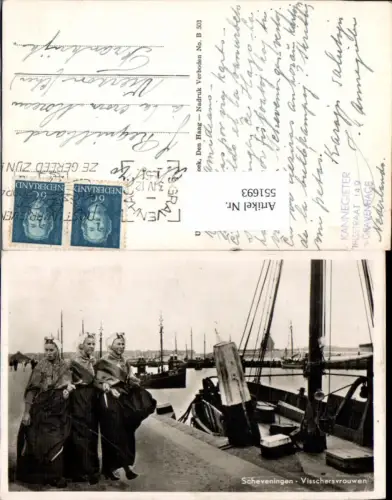 551693,Scheveningen Fischerfrauen Tracht Trachten Fischerei Fischer