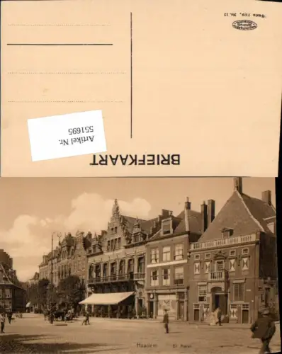 551695,Haarlem Groote Markt Straßenansicht