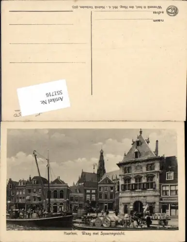 551716,Haarlem Waag met Spaarnegezicht