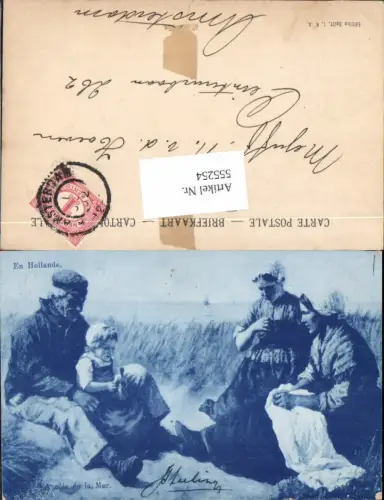 555254,Netherlands Holland Holländische Tracht Typen Volkstracht Puppe