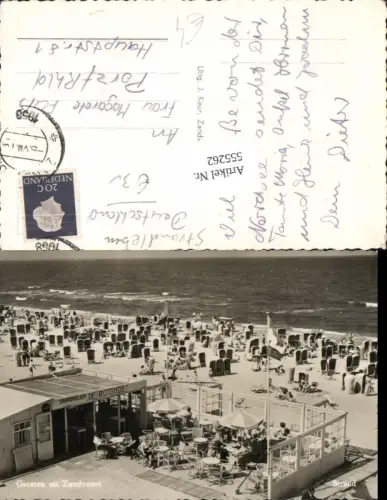 555262,Zandvoort aan Zee Strand Strandleben Pavillon