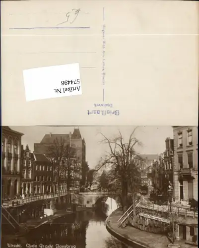 574498,Utrecht Oude Gracht Jansbrug