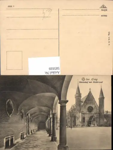 585939,Den Haag Binnenhof u. Ridderzaal Nederland