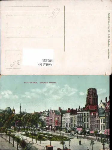 585953,Rotterdam Groote Markt Nederland