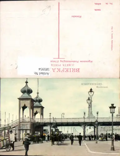 585954,Scheveningen Den Haag Boulevard Brücke Kutsche Nederland
