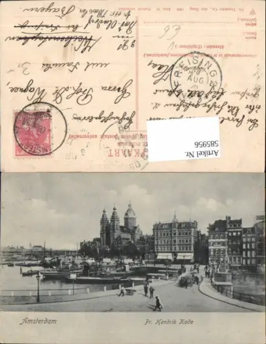 585956,Amsterdam Pr. Hendrik Kade Nederland pub Dr. Trenkler Co 1905euro18