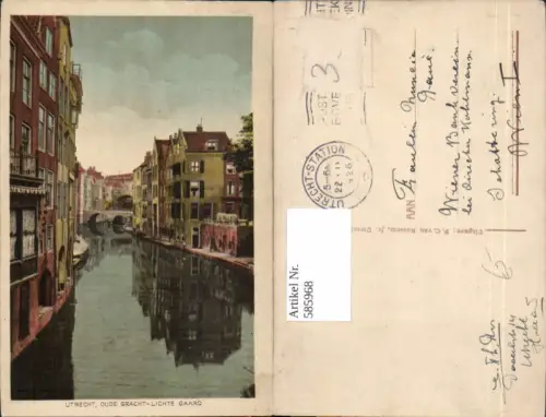 585968,Utrecht oude Gracht-Lichte Gaard Nederland